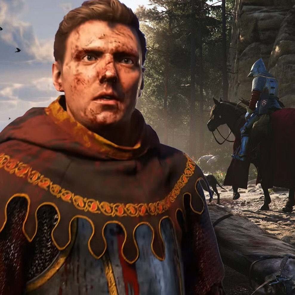 kingdom-come-deliverance-2-blood-covered-henry-with-kuttenberg-and-a-rider-on-a-horse-behind-him_result